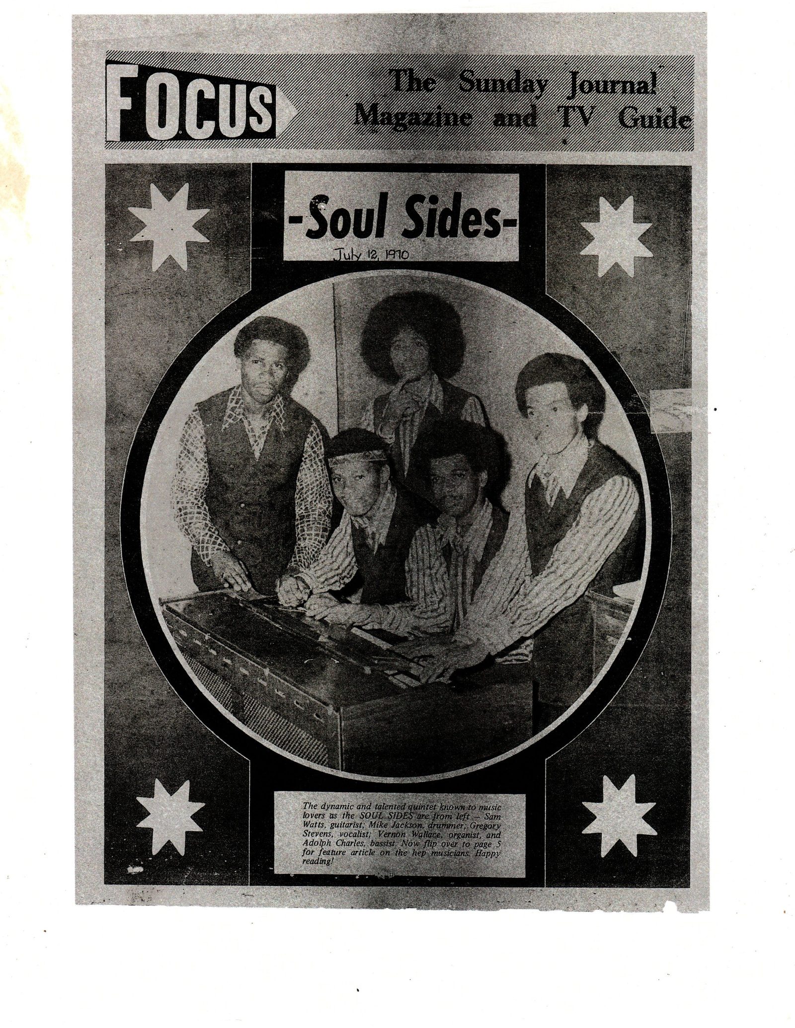 Soul Sides on the cover of Focus Magazine